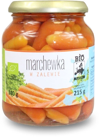 Carrots in marinade in a jar BIO 340 g (215 g)